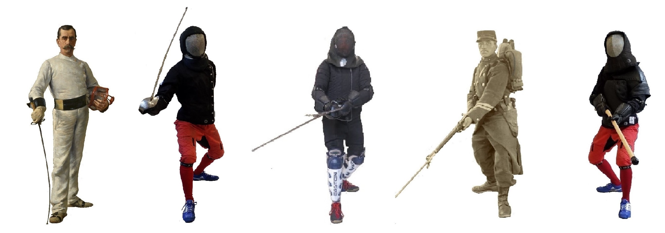 Escrimeurs de toutes époques